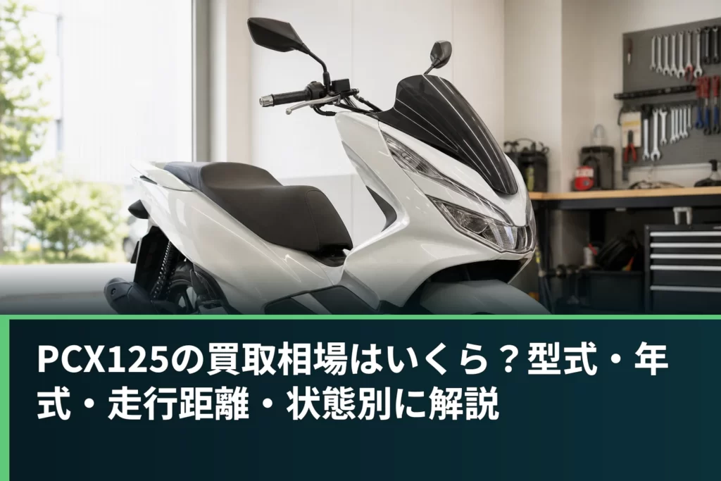 PCX125の買取相場はいくら？型式・年式・走行距離・状態別に解説