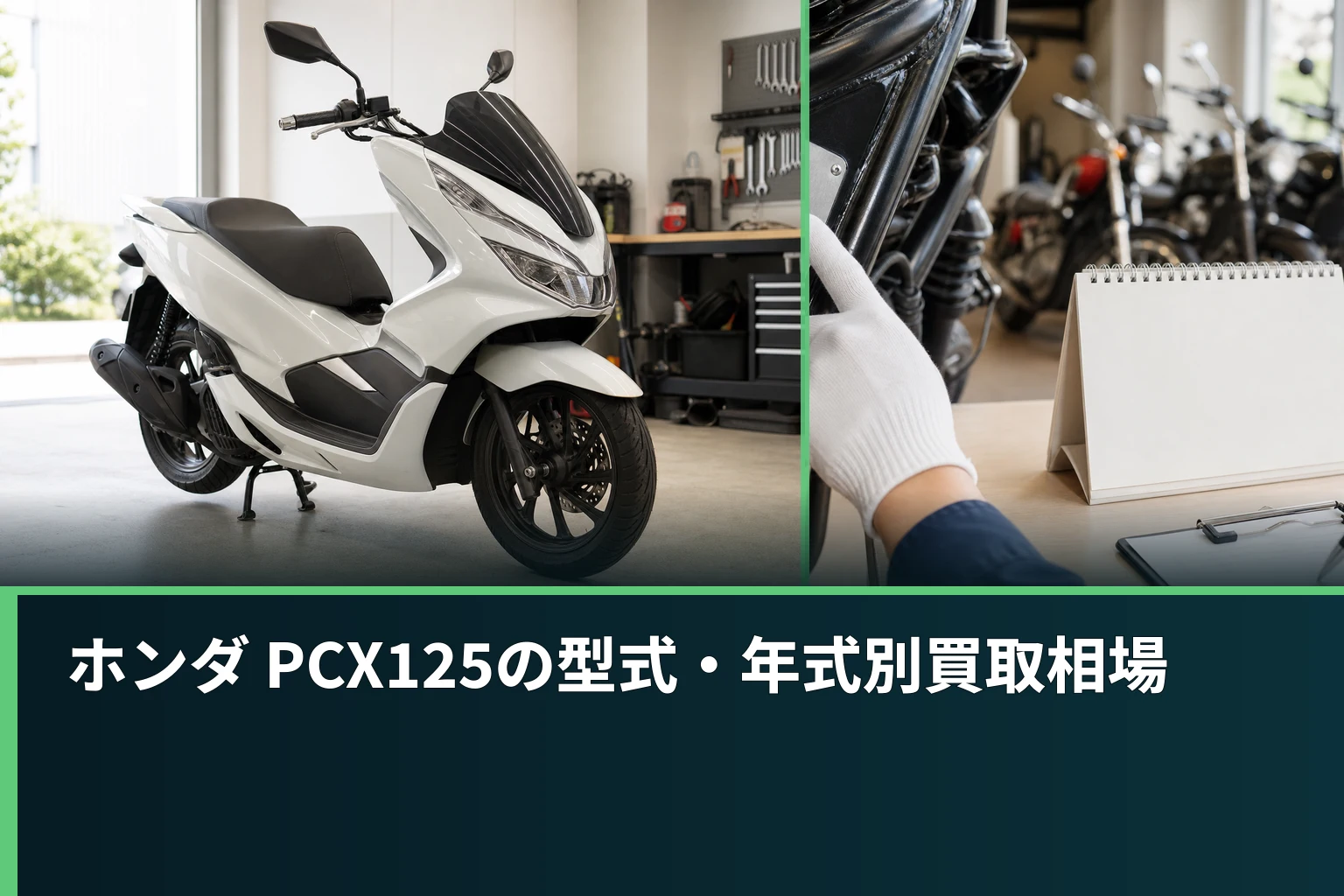 ホンダ PCX125の型式・年式別買取相場