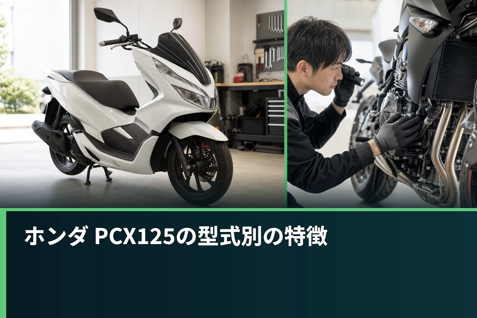 ホンダ PCX125の型式別の特徴