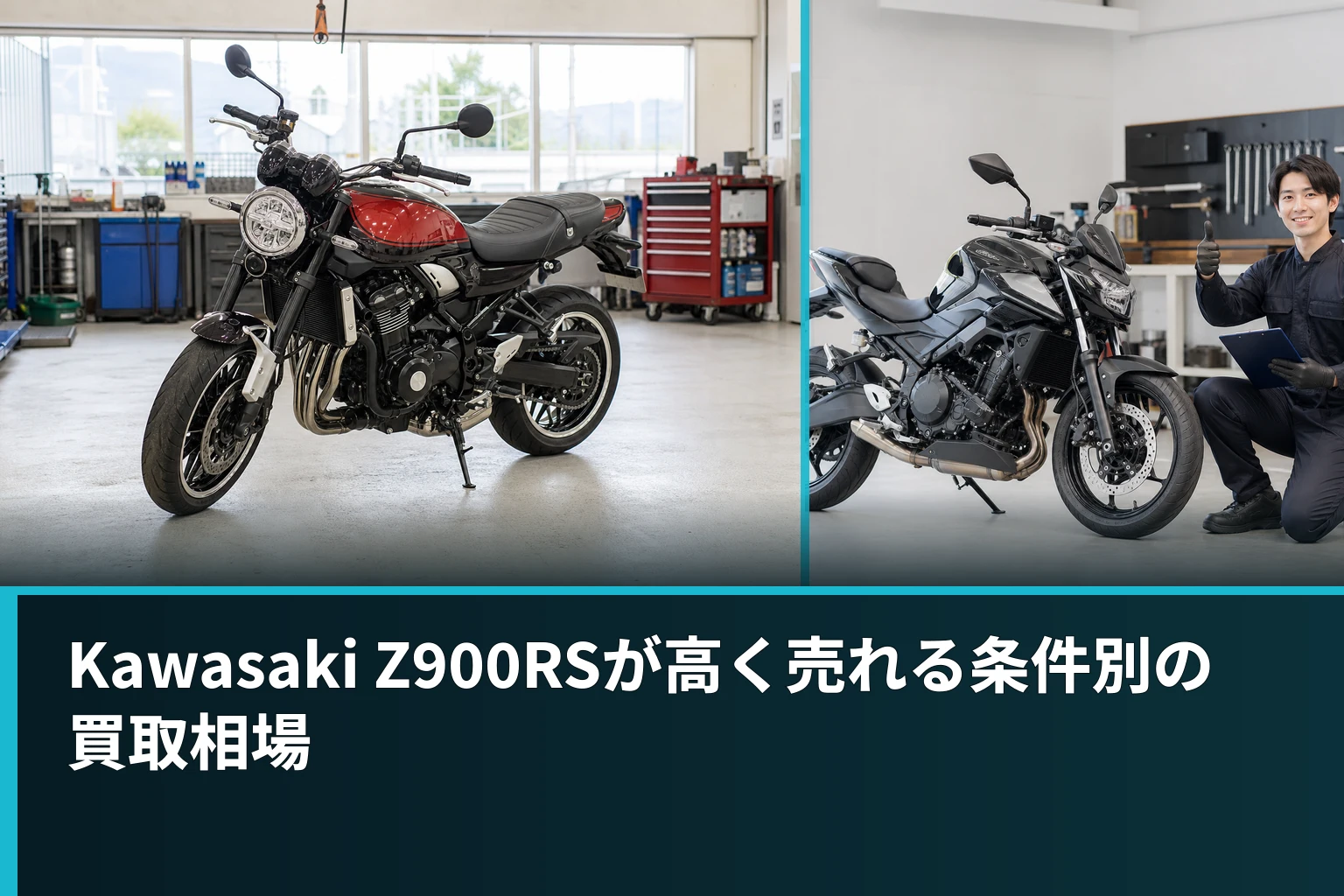 Kawasaki Z900RSが高く売れる条件別の買取相場