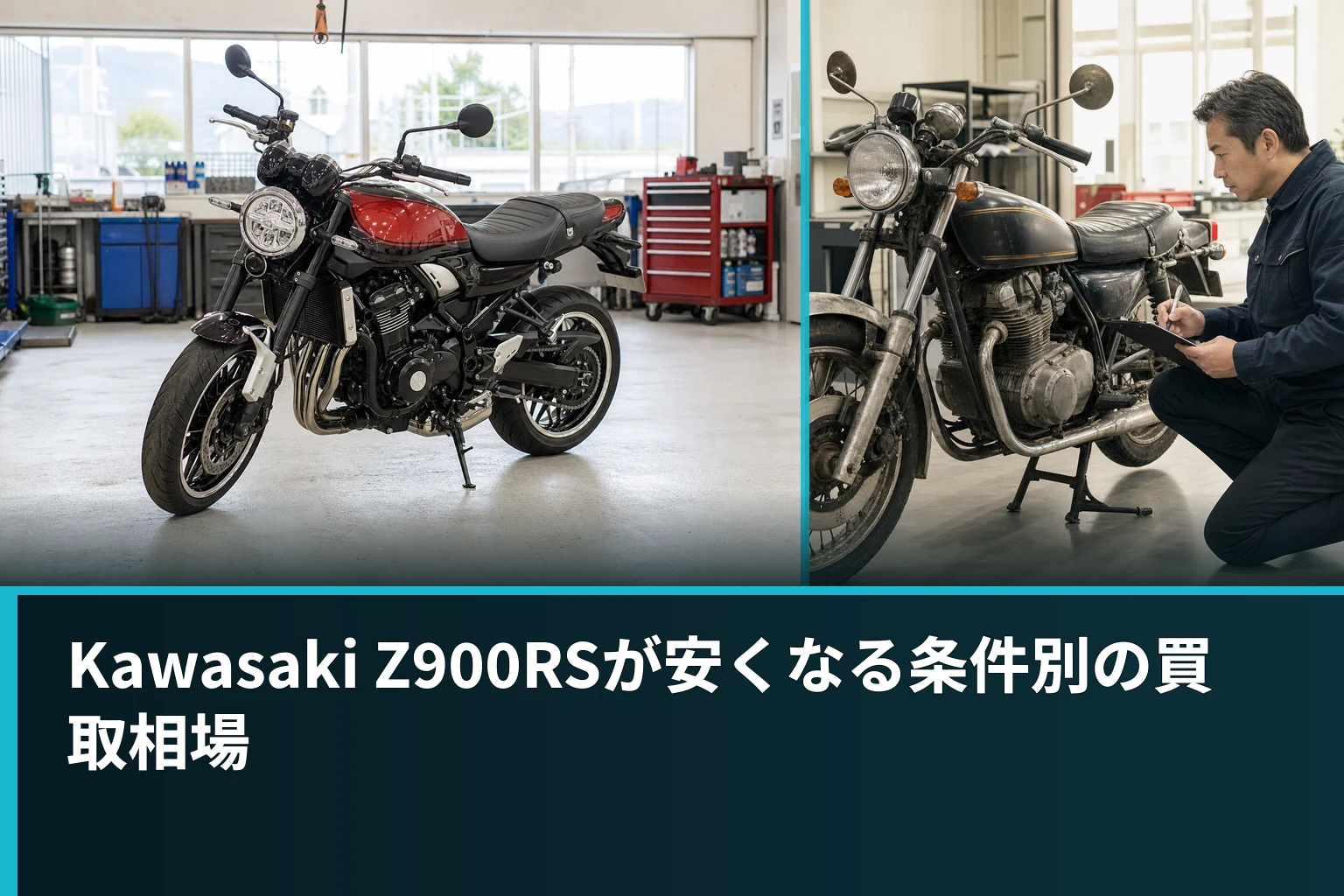 Kawasaki Z900RSが安くなる条件別の買取相場
