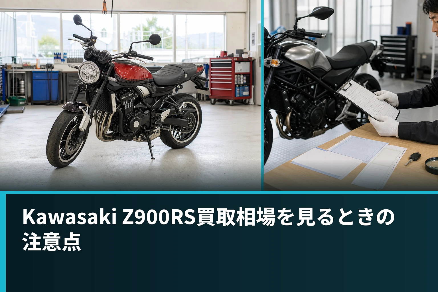 Kawasaki Z900RS買取相場を見るときの注意点