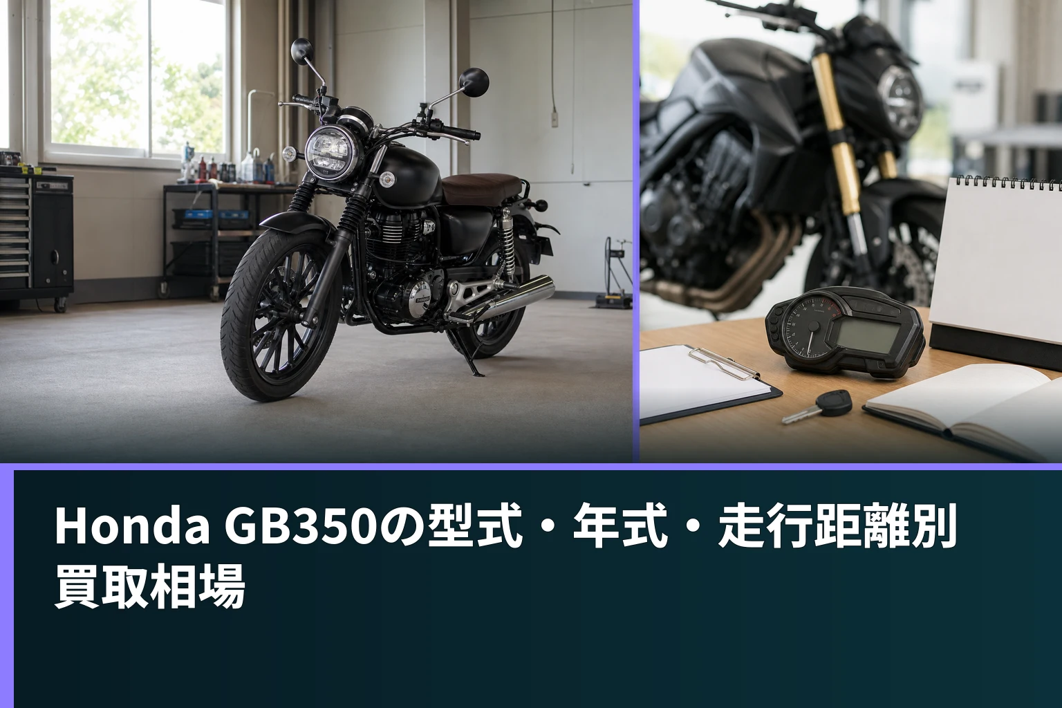Honda GB350の型式・年式・走行距離別買取相場
