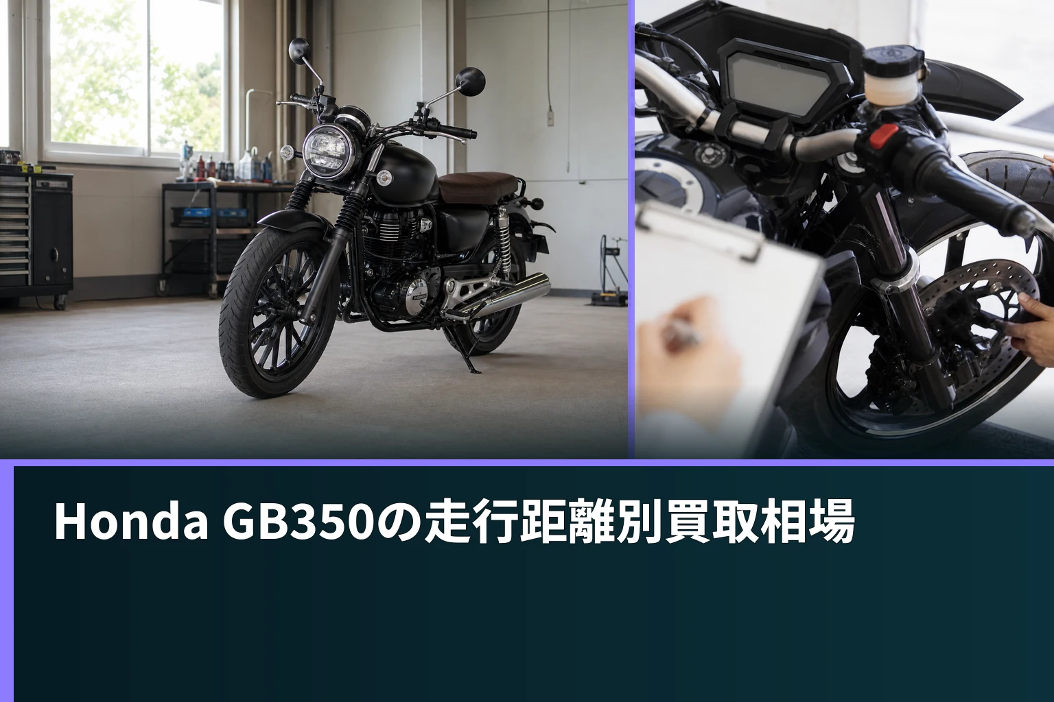 Honda GB350の走行距離別買取相場