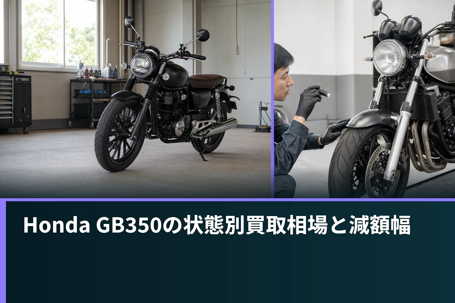 Honda GB350の状態別買取相場と減額幅