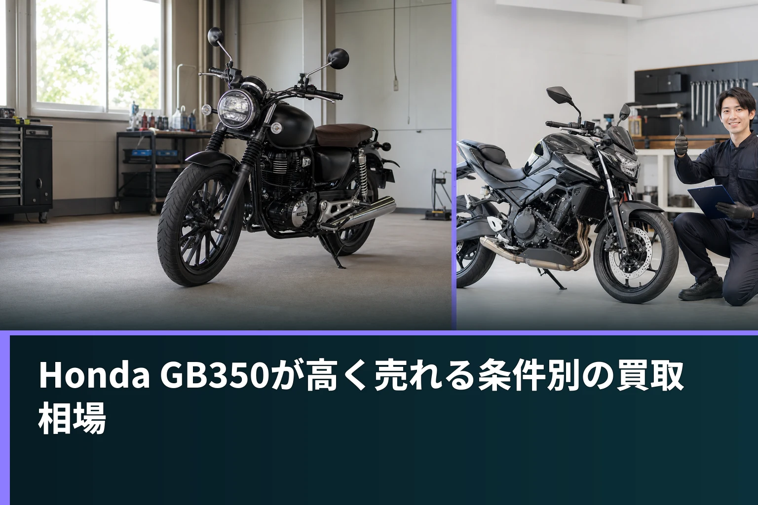 Honda GB350が高く売れる条件別の買取相場
