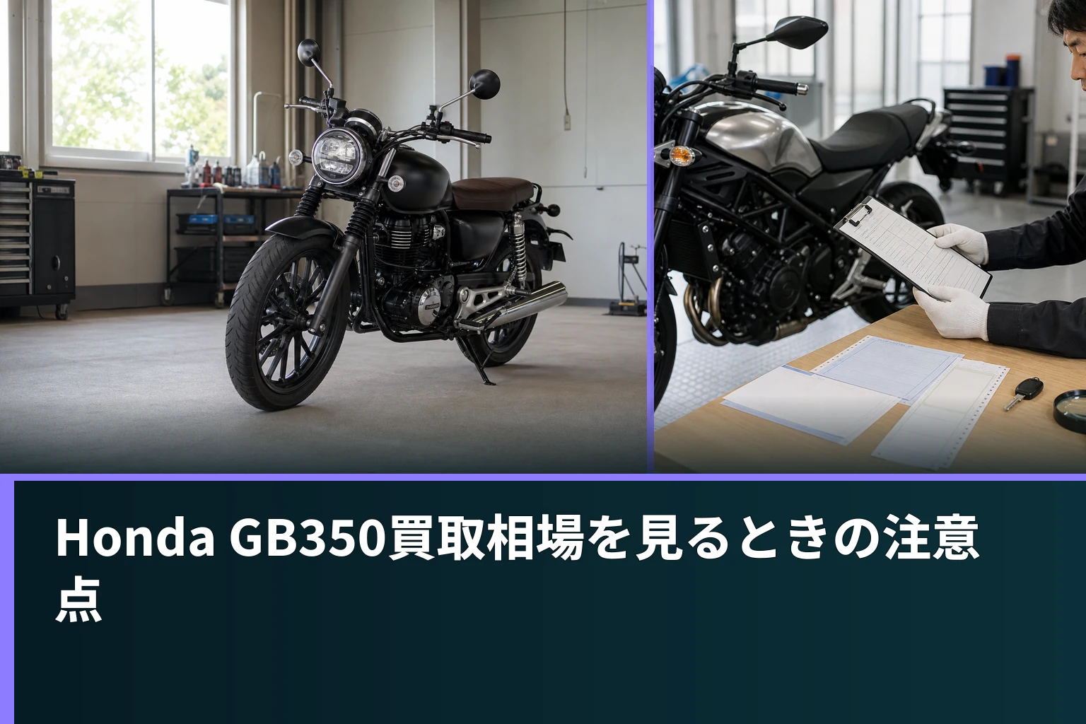 Honda GB350買取相場を見るときの注意点