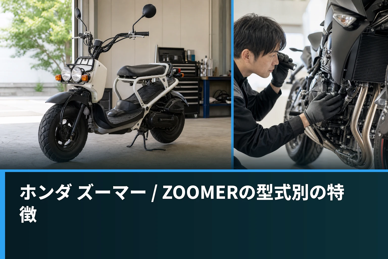 ホンダ ズーマー / ZOOMERの型式別の特徴