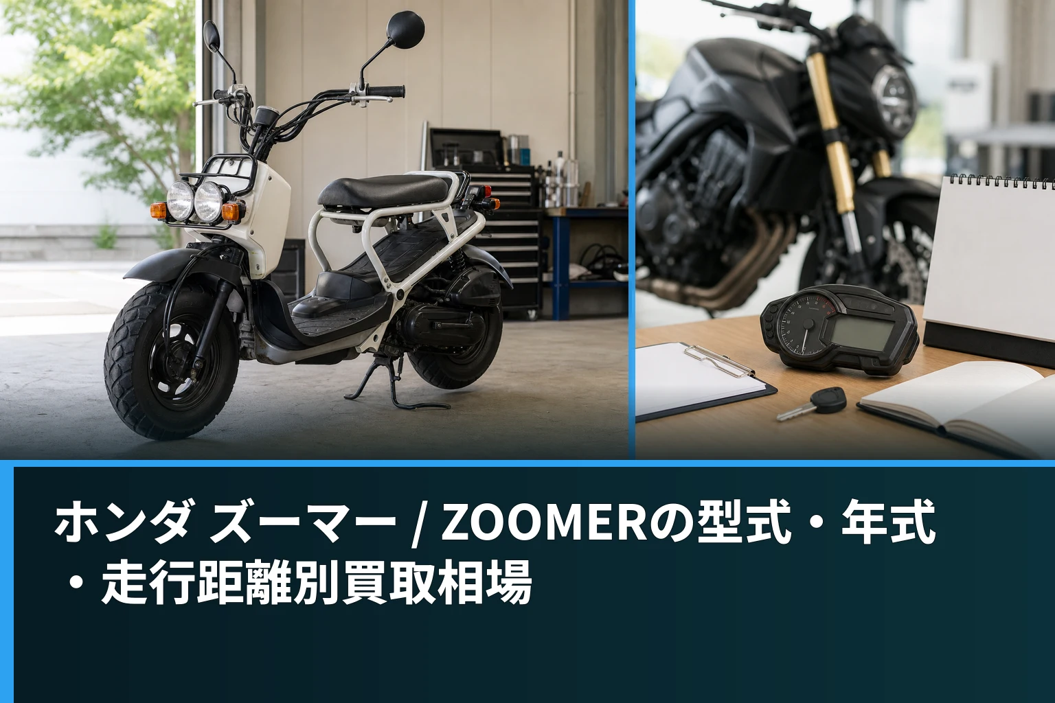 ホンダ ズーマー / ZOOMERの型式・年式・走行距離別買取相場