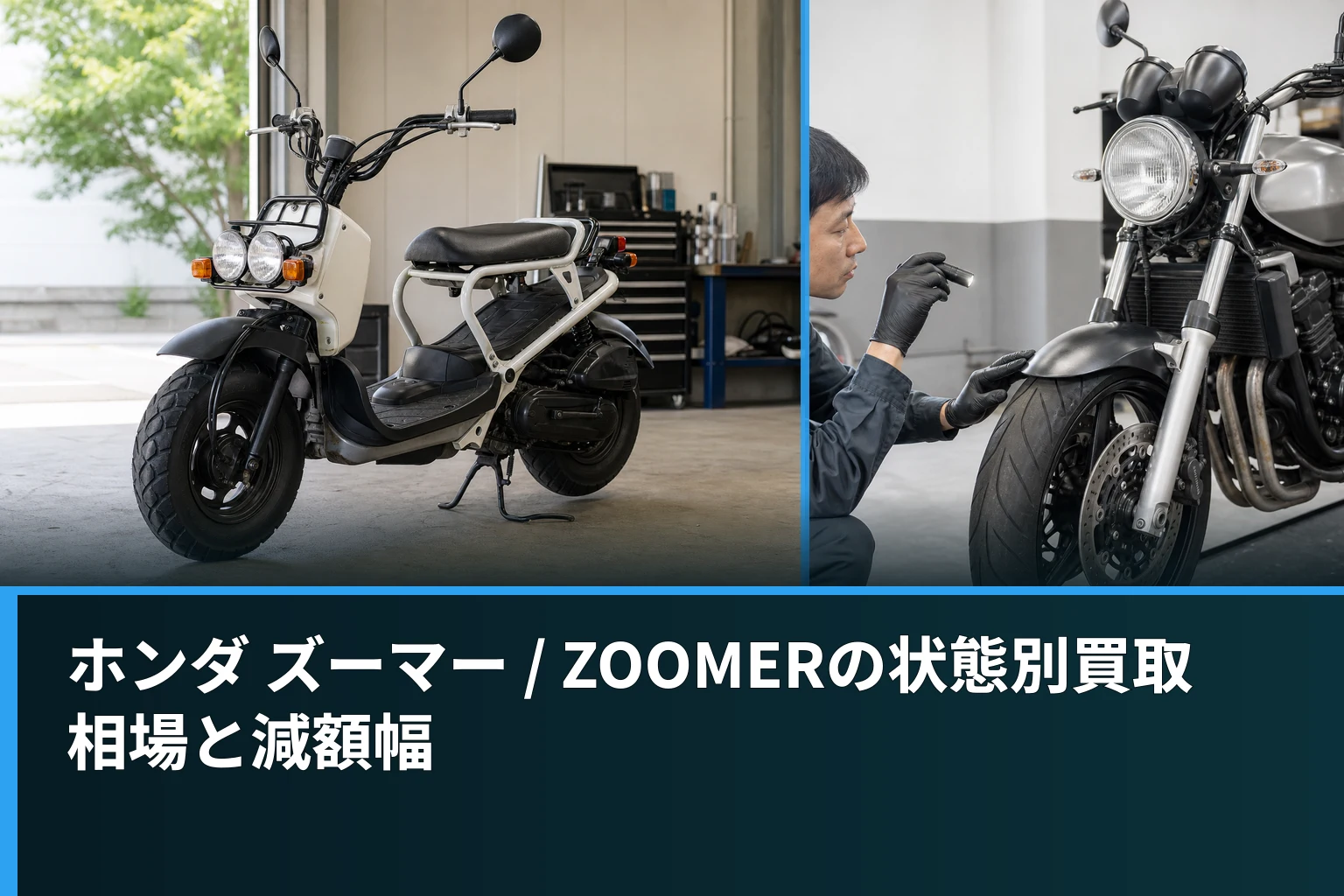 ホンダ ズーマー / ZOOMERの状態別買取相場と減額幅
