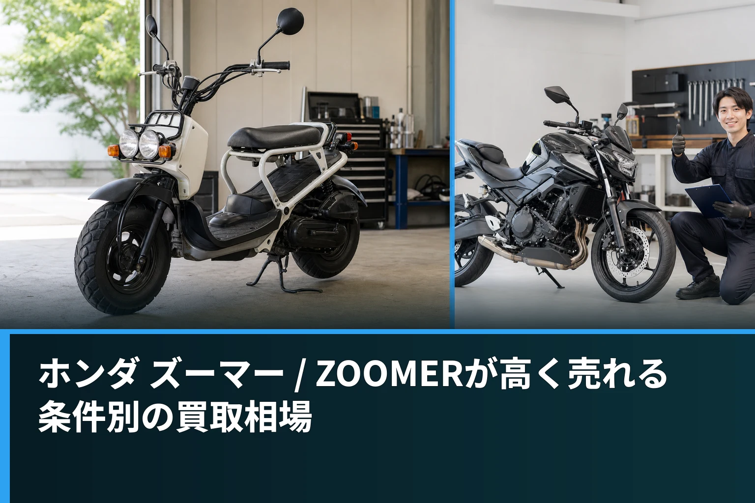 ホンダ ズーマー / ZOOMERが高く売れる条件別の買取相場
