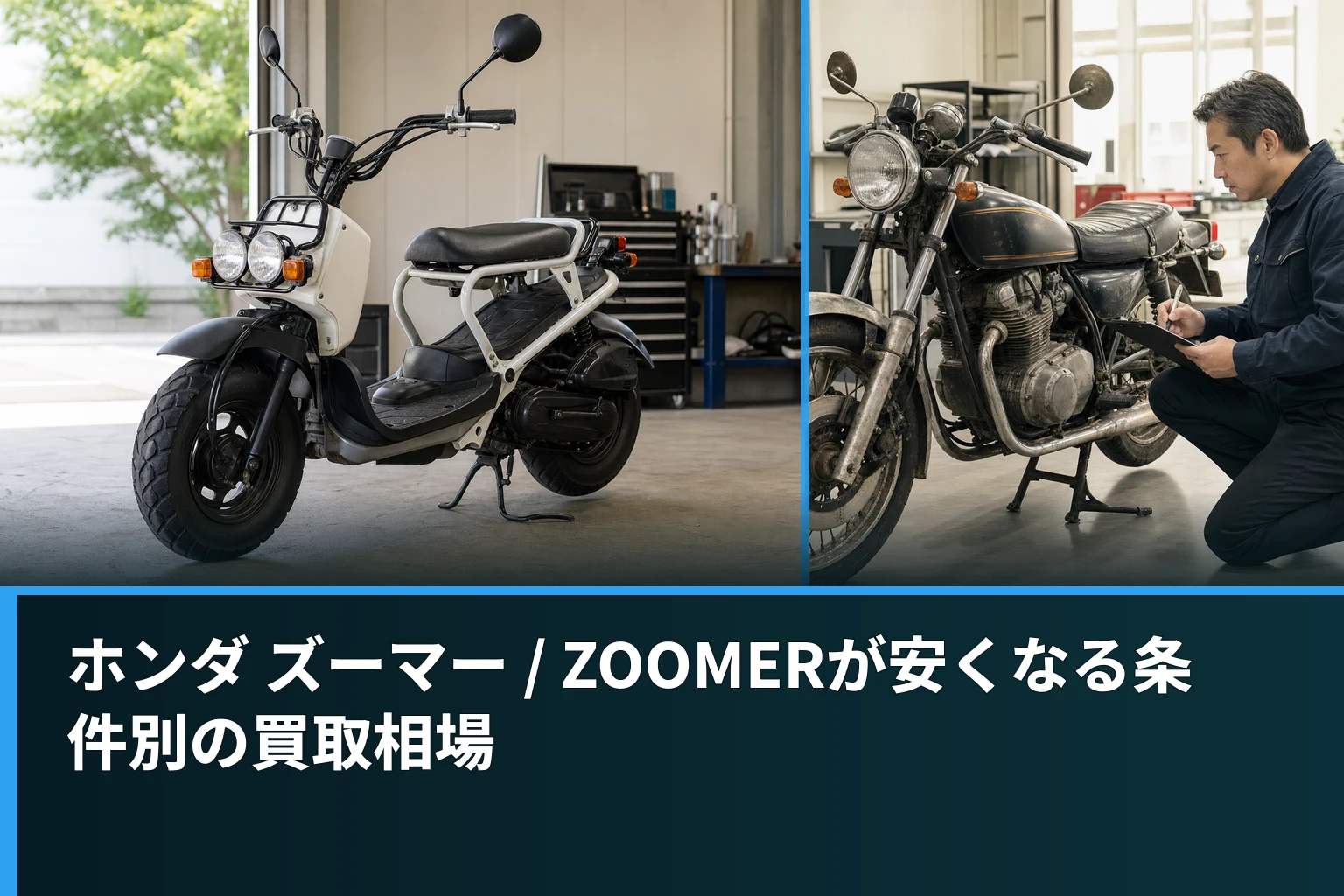ホンダ ズーマー / ZOOMERが安くなる条件別の買取相場