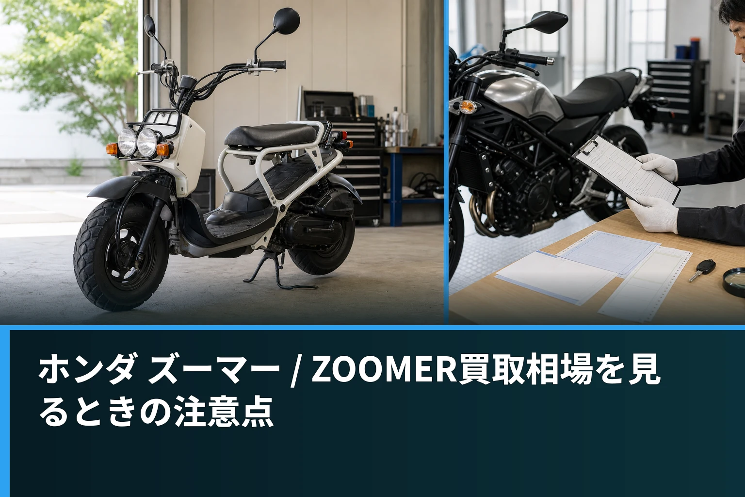 ホンダ ズーマー / ZOOMER買取相場を見るときの注意点