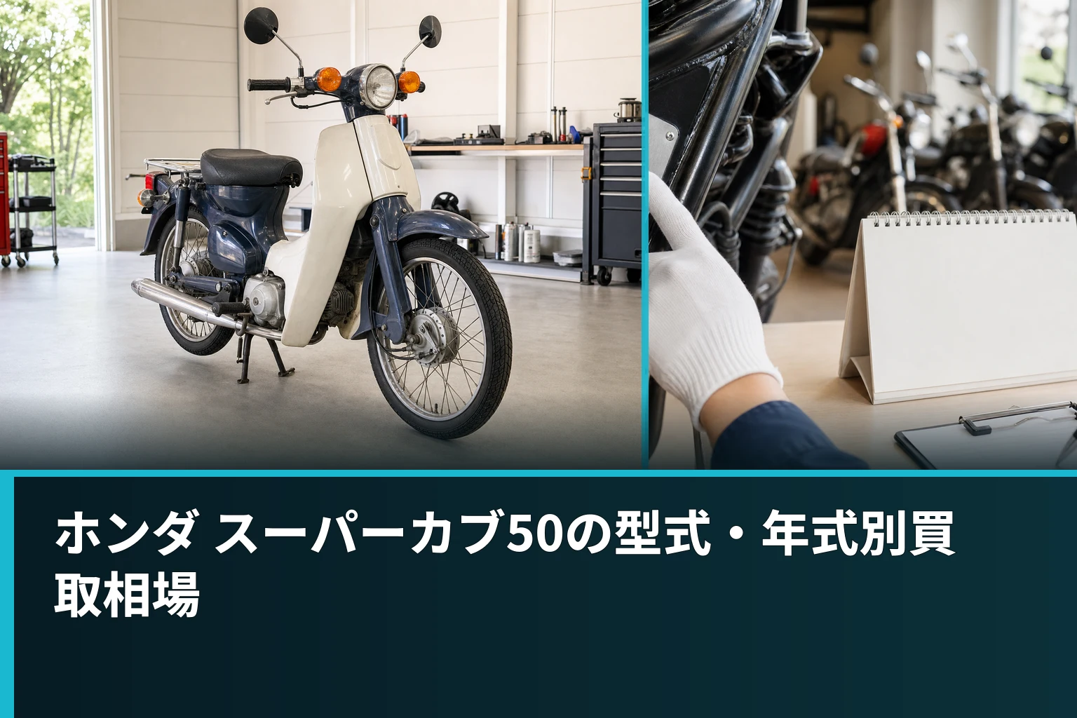 ホンダ スーパーカブ50の型式・年式別買取相場