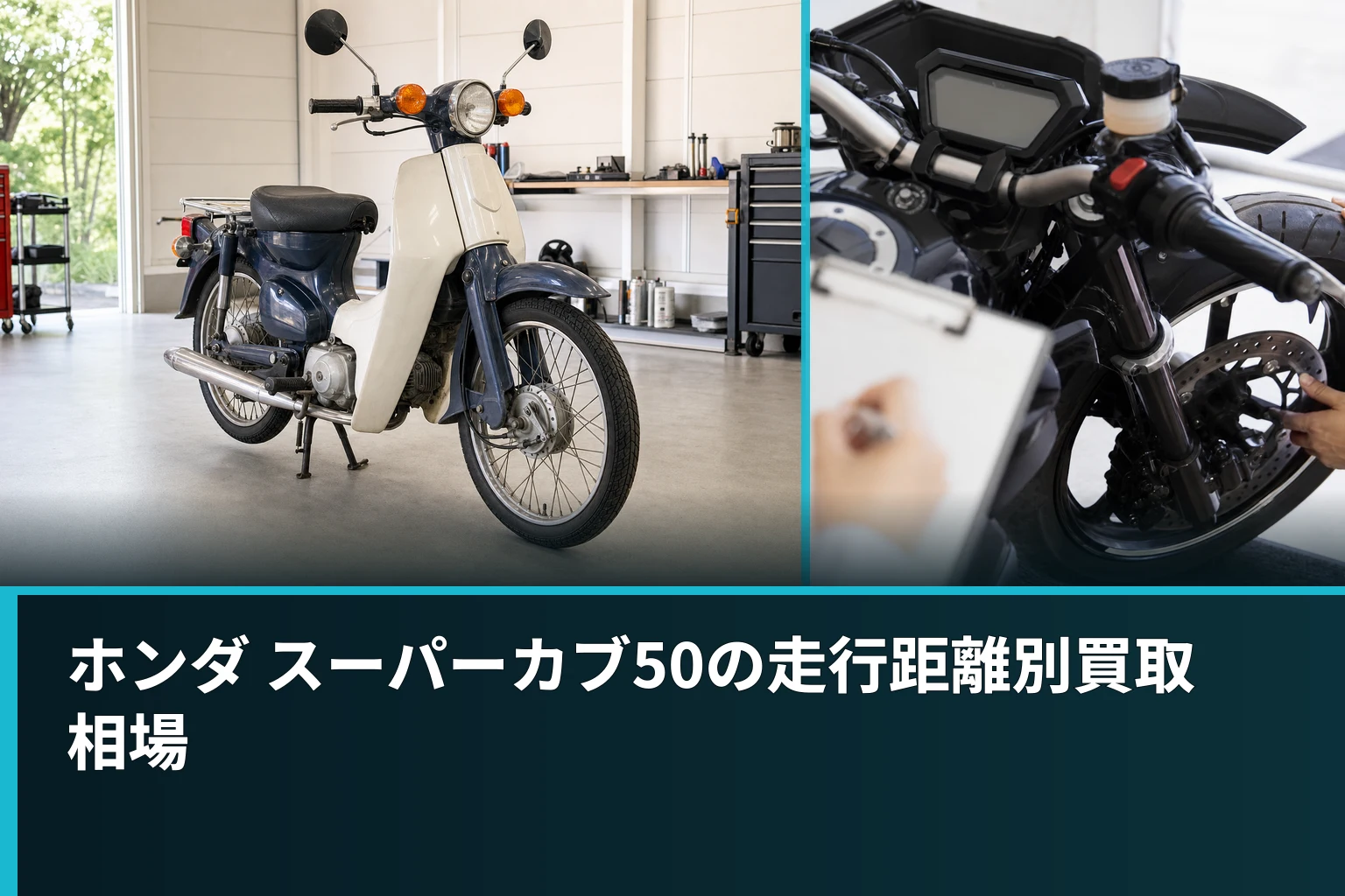 ホンダ スーパーカブ50の走行距離別買取相場