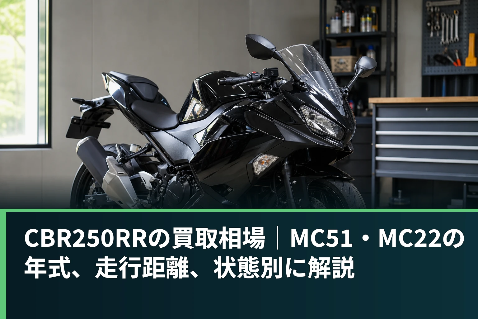 CBR250RRの買取相場|MC51・MC22の年式、走行距離、状態別に解説