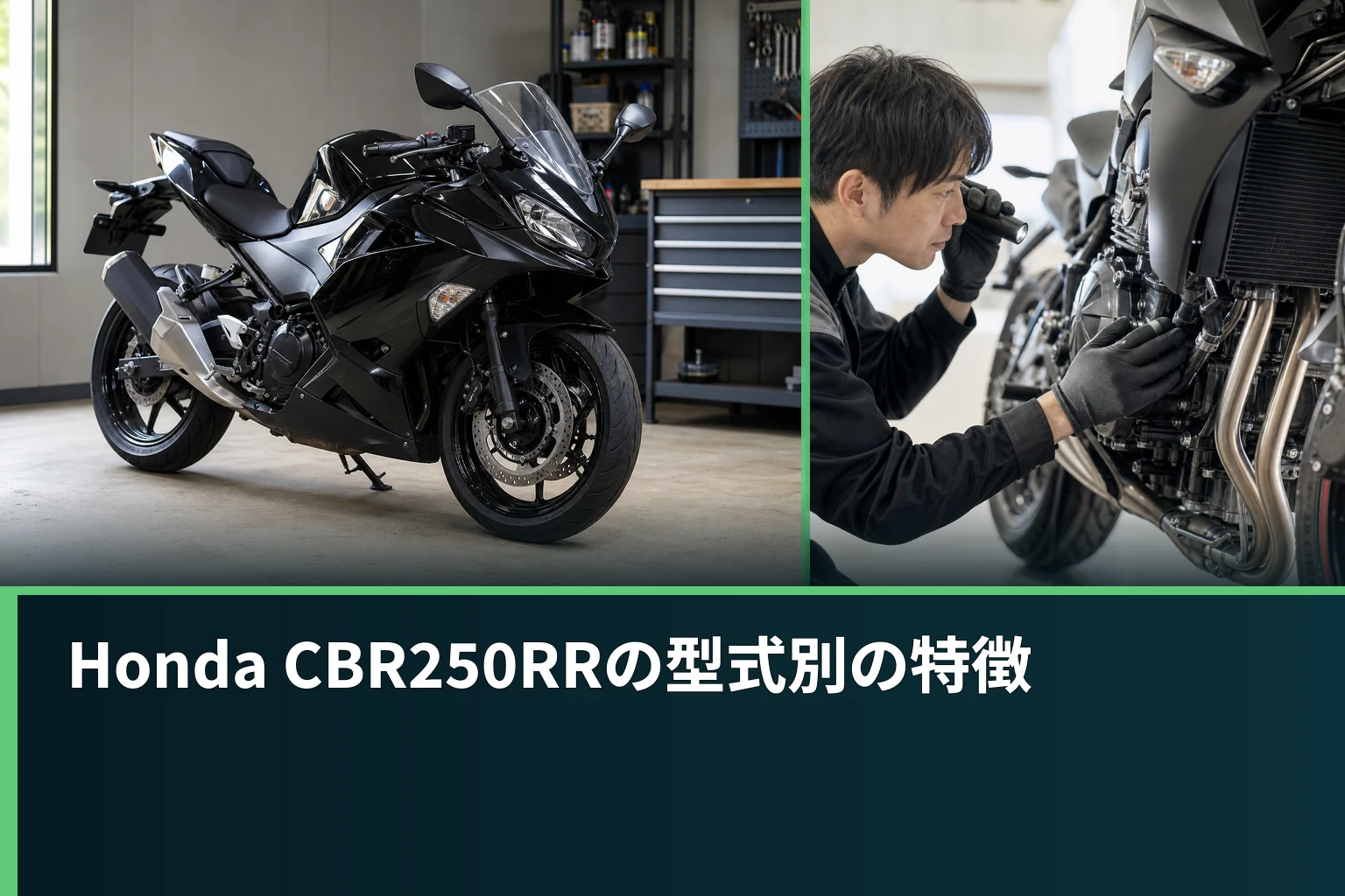 Honda CBR250RRの型式別の特徴