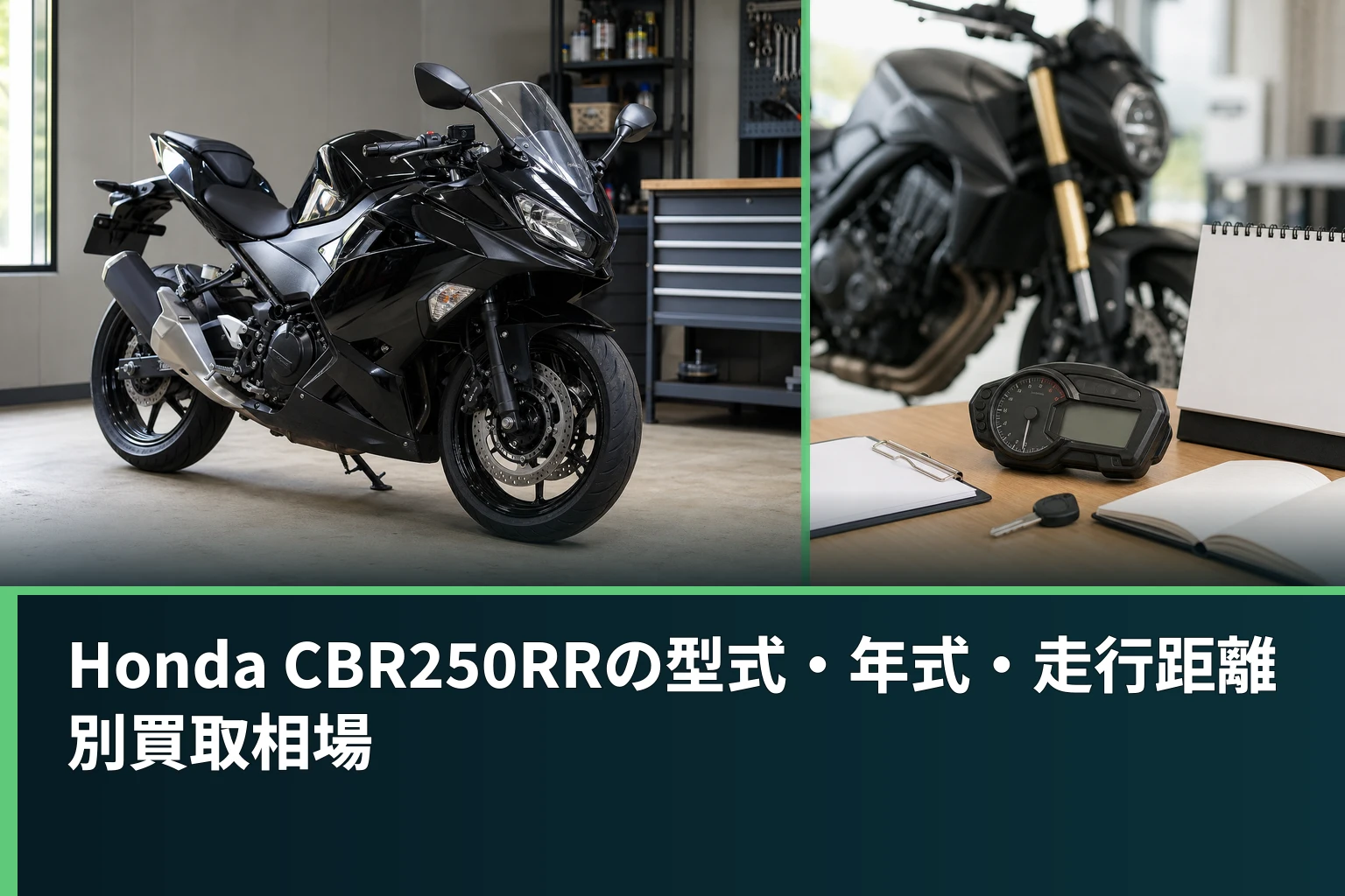 Honda CBR250RRの型式・年式・走行距離別買取相場