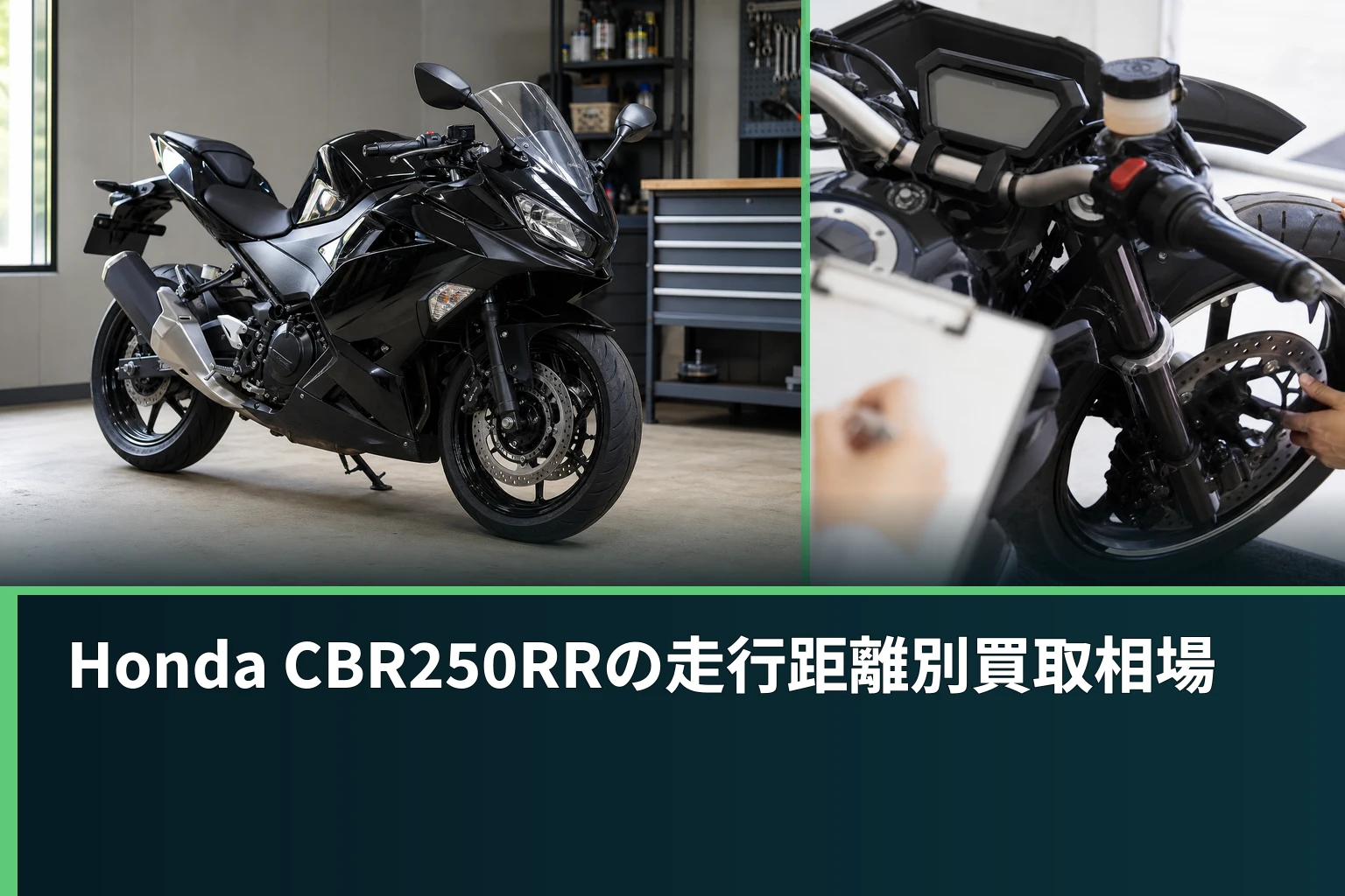 Honda CBR250RRの走行距離別買取相場