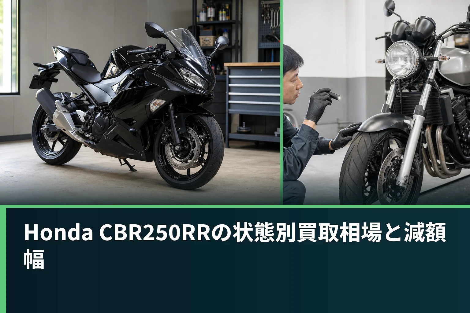 Honda CBR250RRの状態別買取相場と減額幅