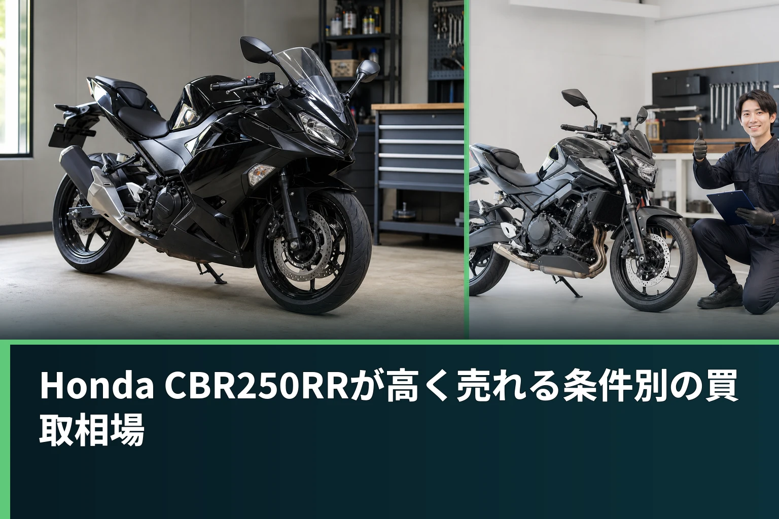 Honda CBR250RRが高く売れる条件別の買取相場