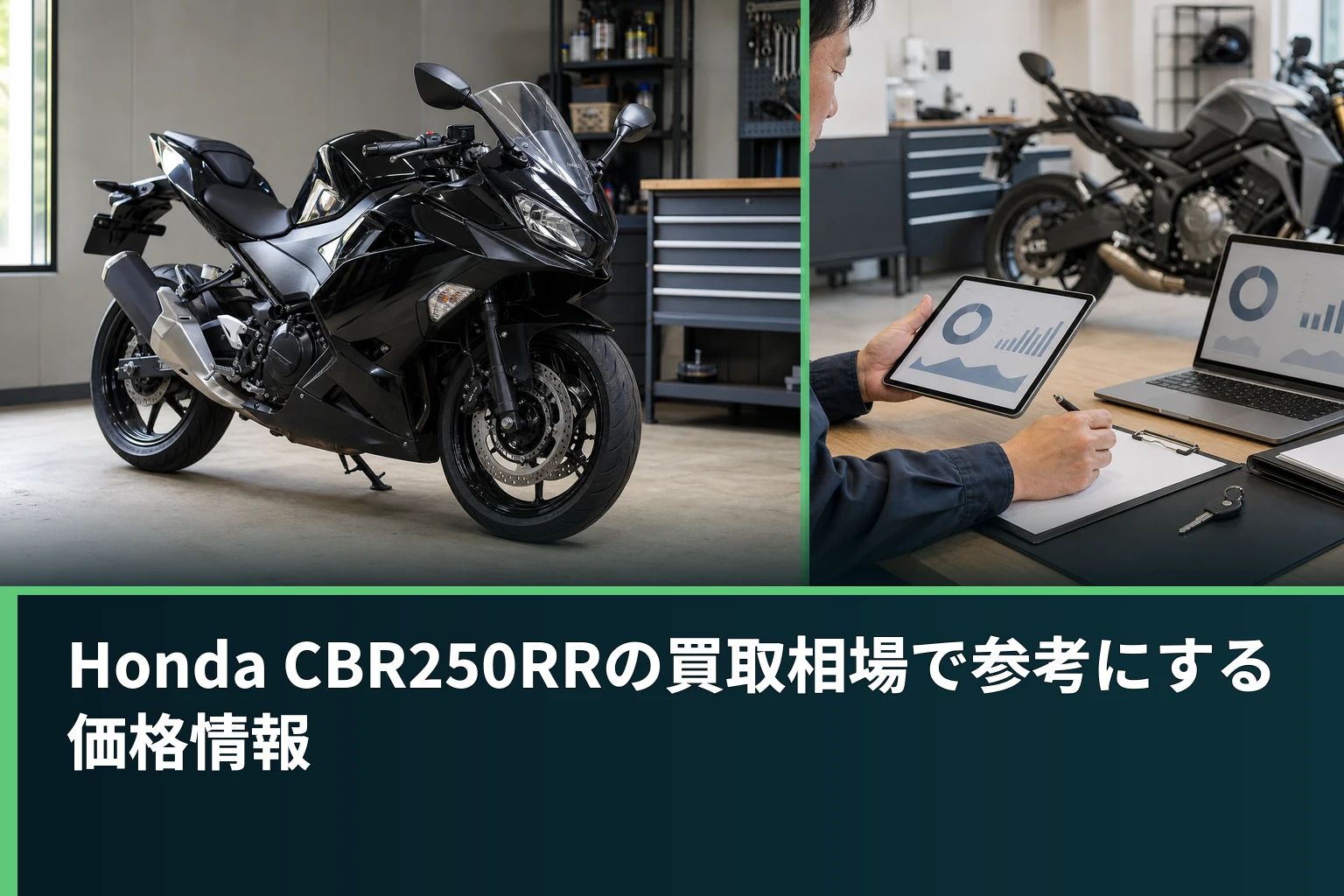 Honda CBR250RRの買取相場で参考にする価格情報