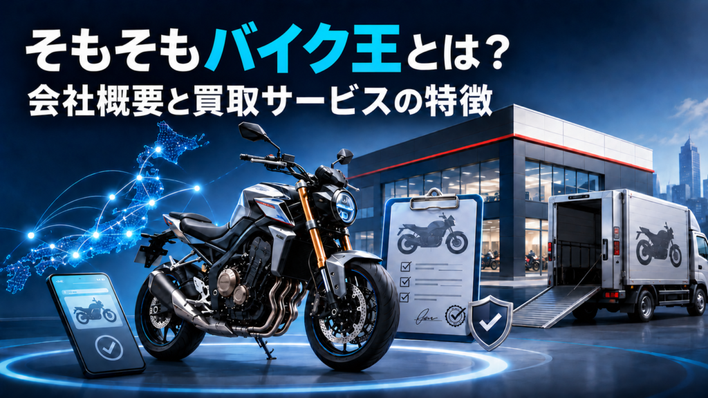 そもそもバイク王とは?会社概要と買取サービスの特徴