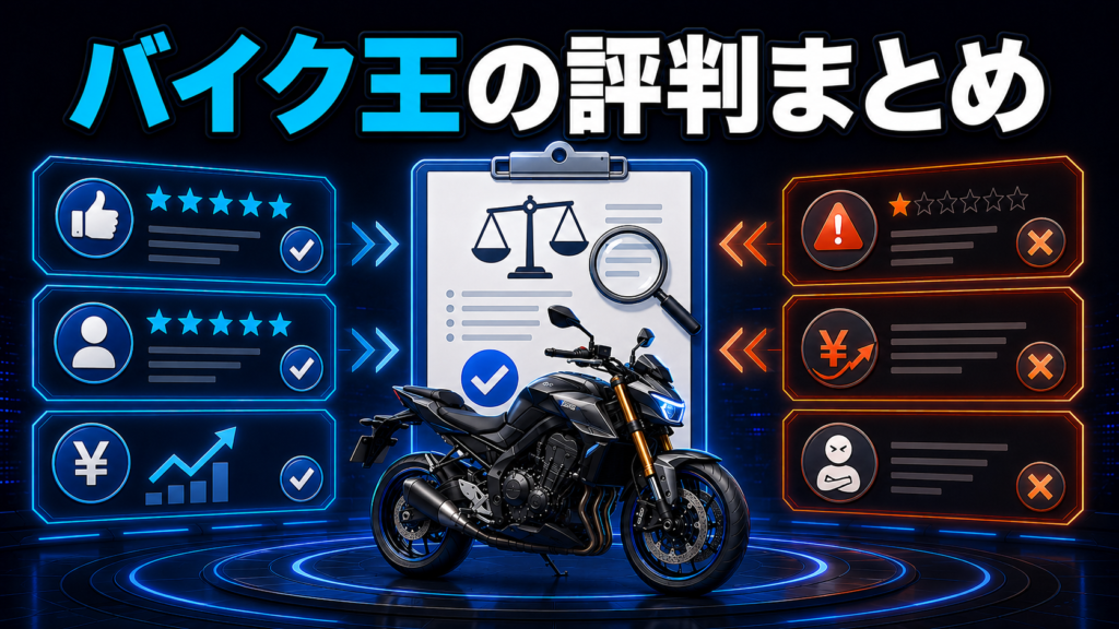 バイク王の評判まとめ