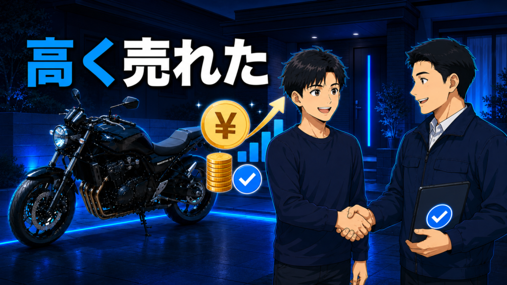 高く売れた