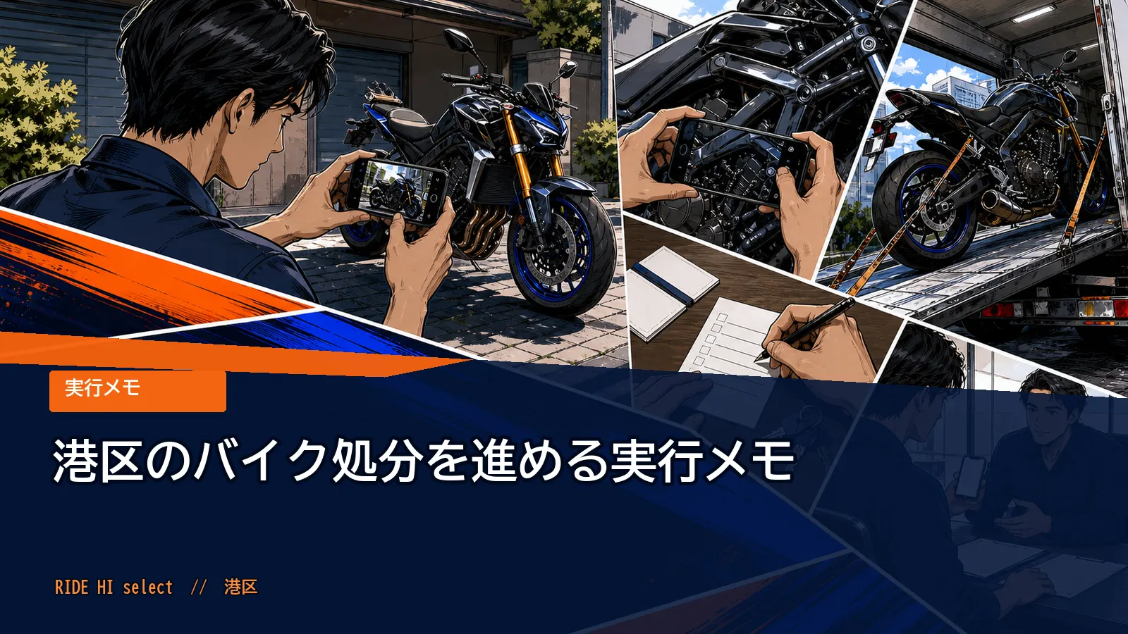 港区のバイク処分を進める実行メモ