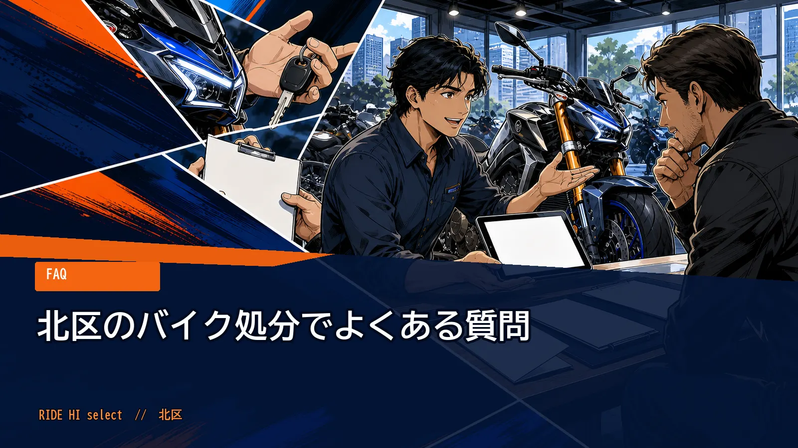 北区のバイク処分でよくある質問