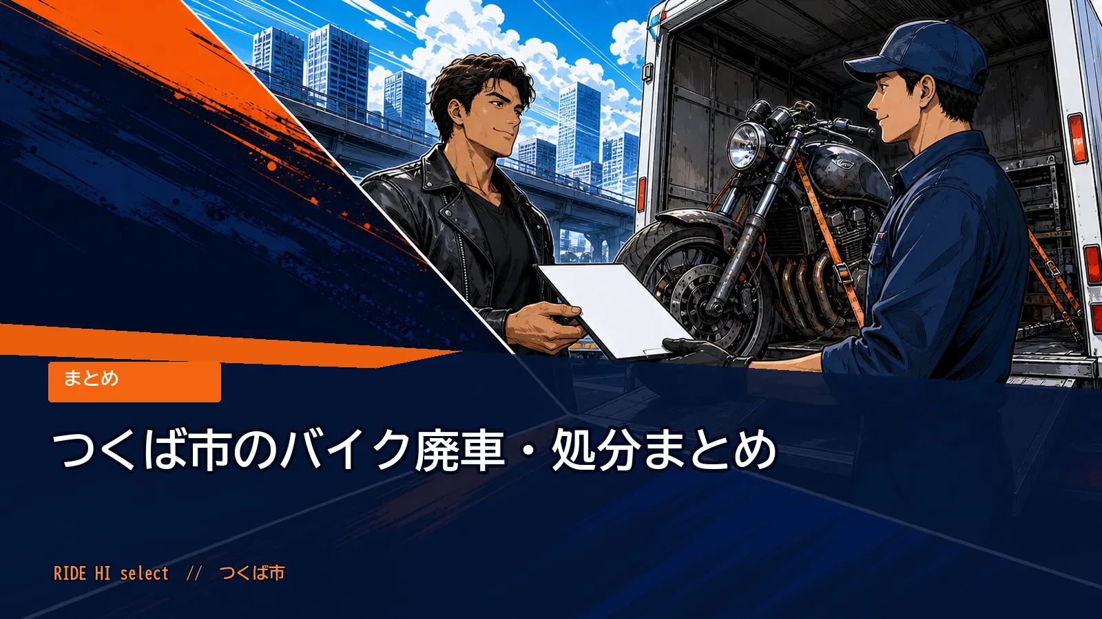 つくば市のバイク廃車・処分まとめ