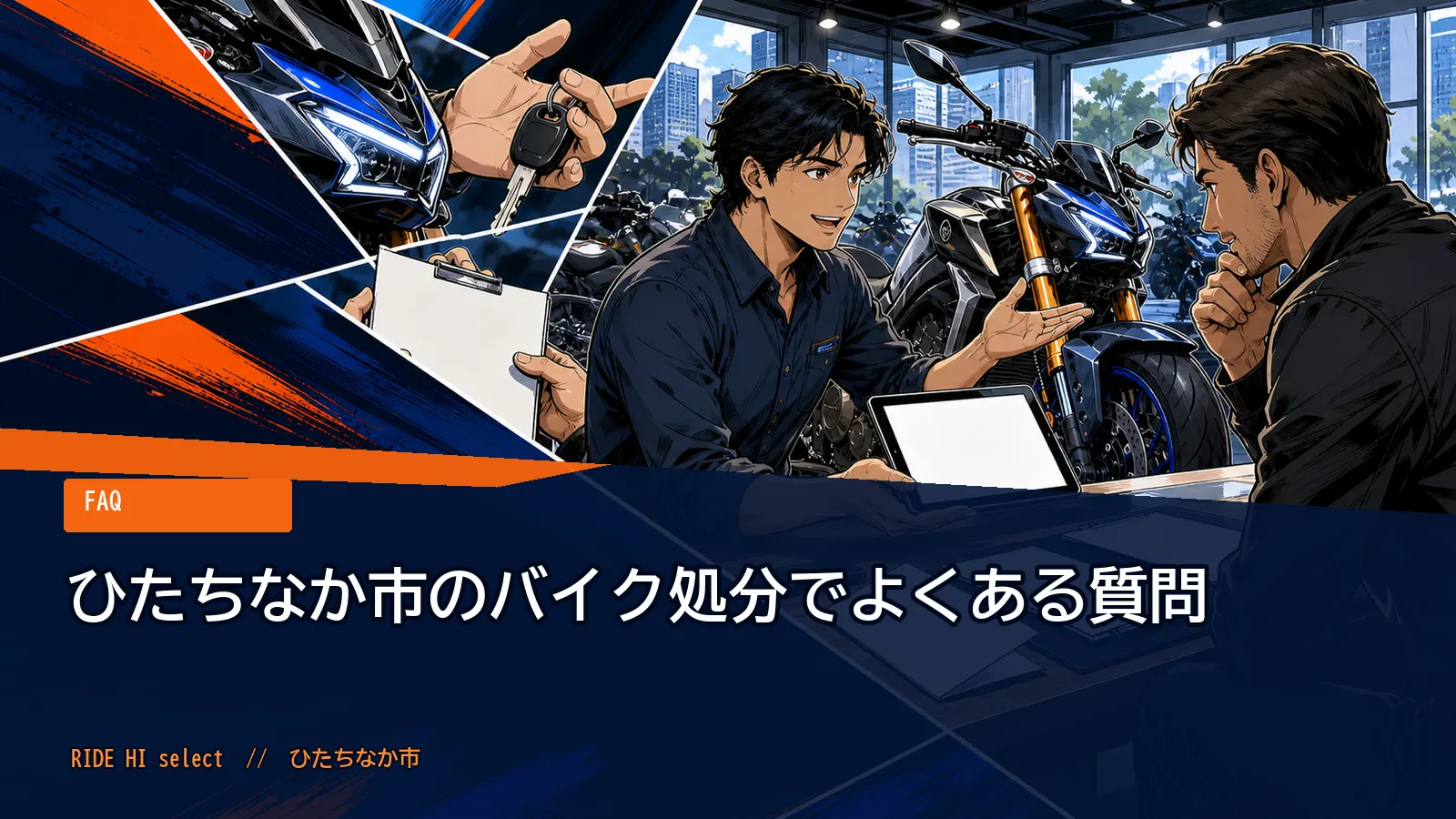 ひたちなか市のバイク処分でよくある質問