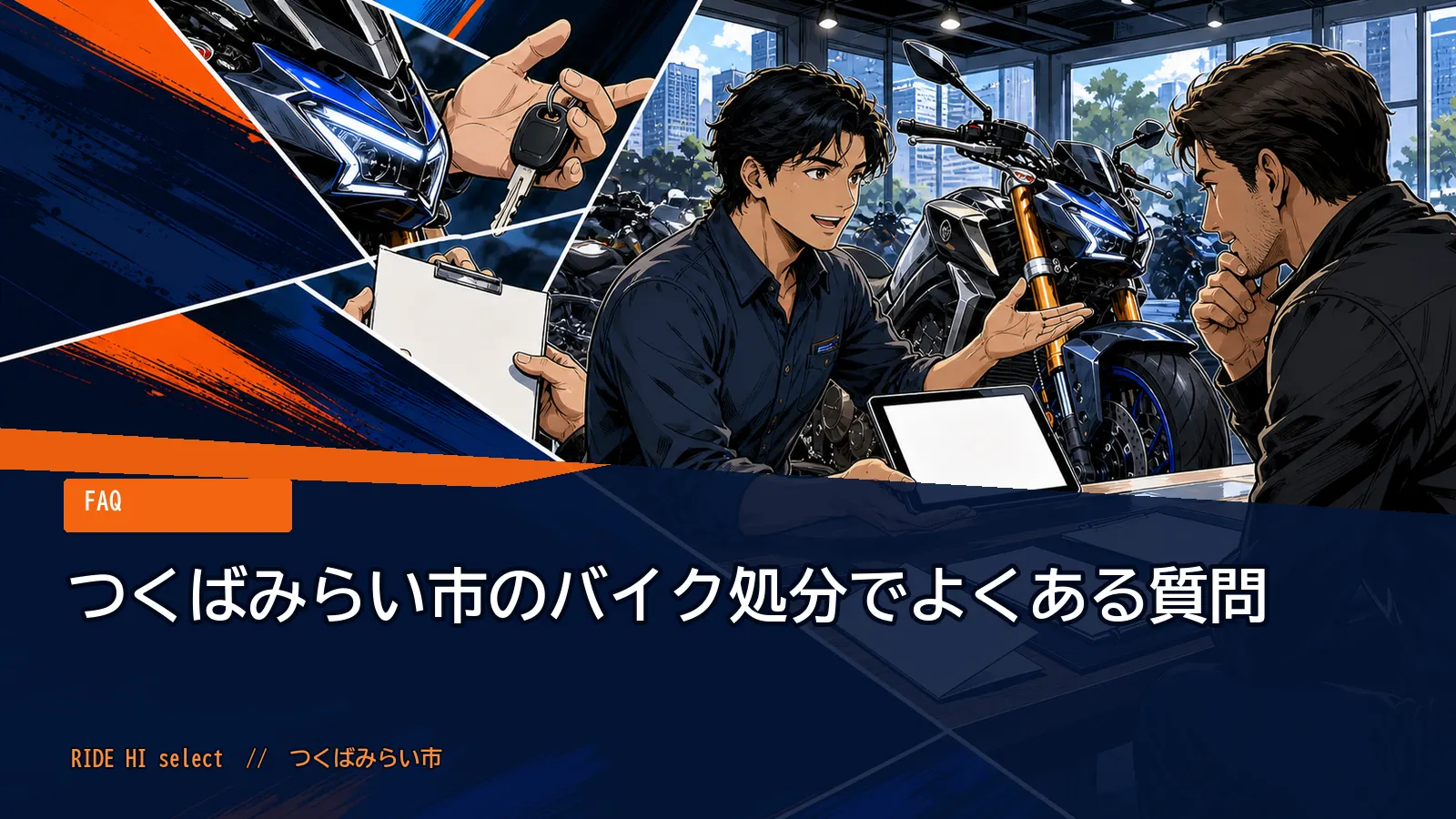 つくばみらい市のバイク処分でよくある質問