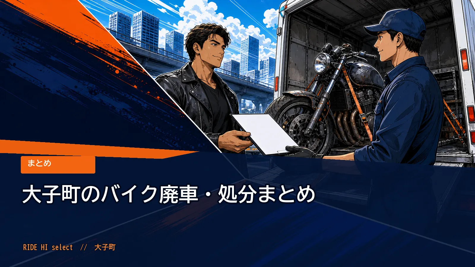 大子町のバイク廃車・処分まとめ