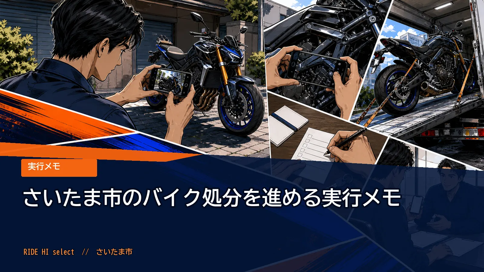 さいたま市のバイク処分を進める実行メモ