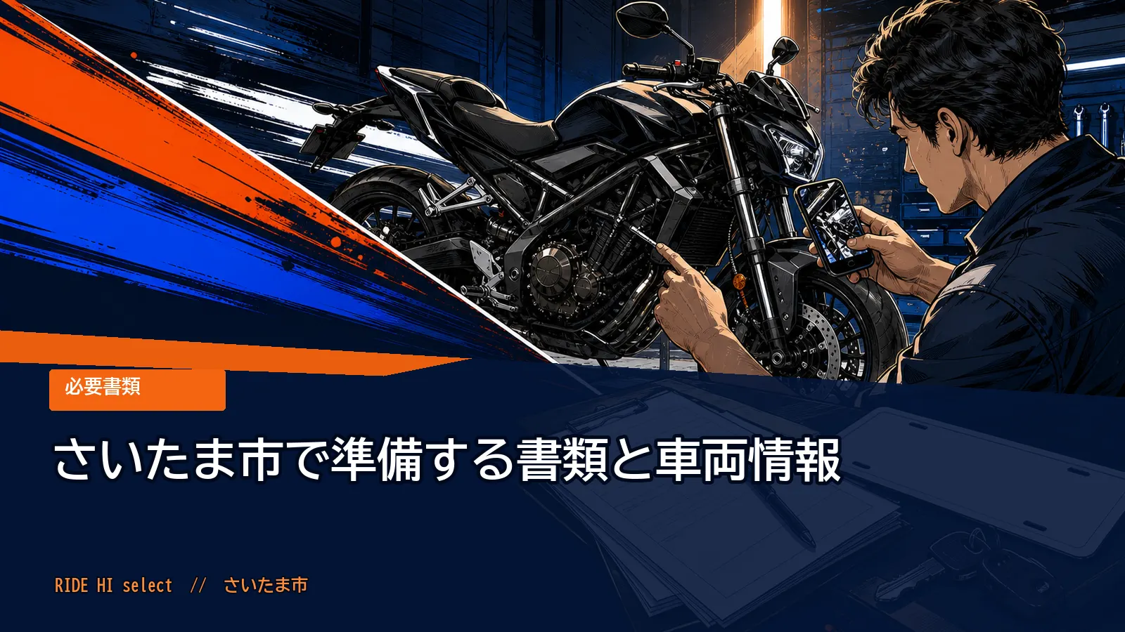 さいたま市で準備する書類と車両情報