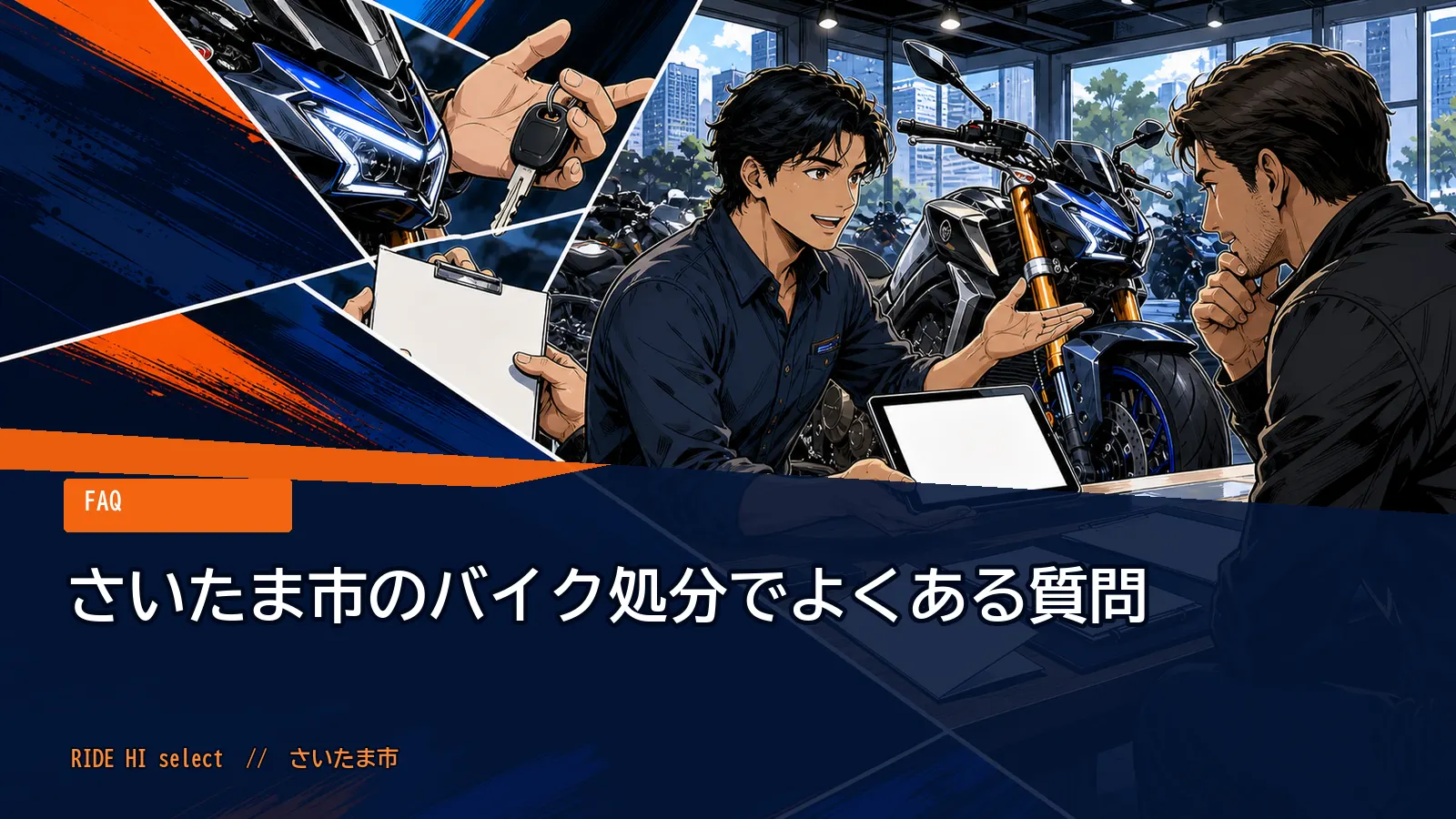 さいたま市のバイク処分でよくある質問