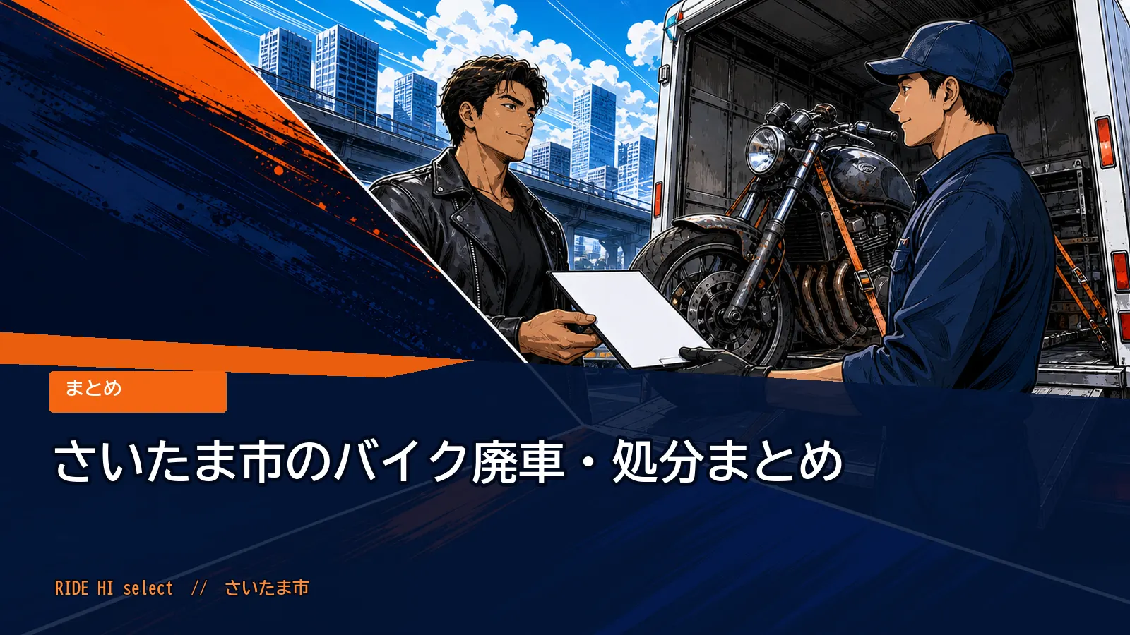 さいたま市のバイク廃車・処分まとめ