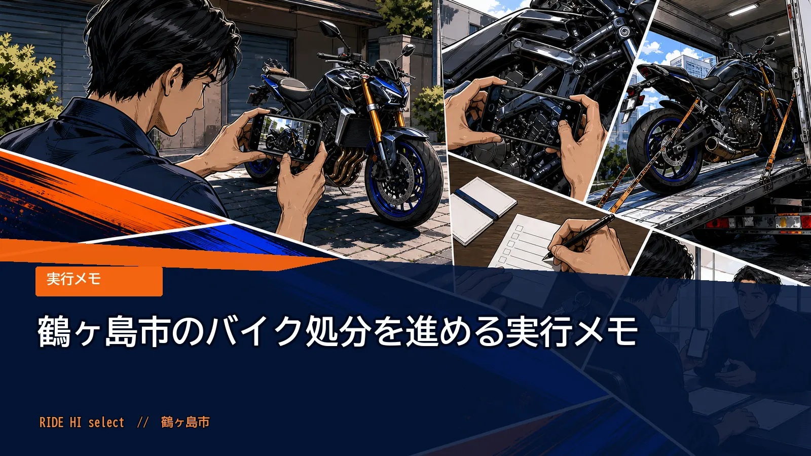 鶴ヶ島市のバイク処分を進める実行メモ