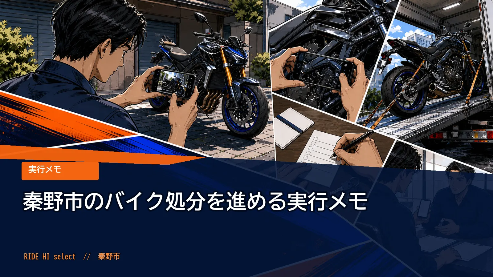 秦野市のバイク処分を進める実行メモ