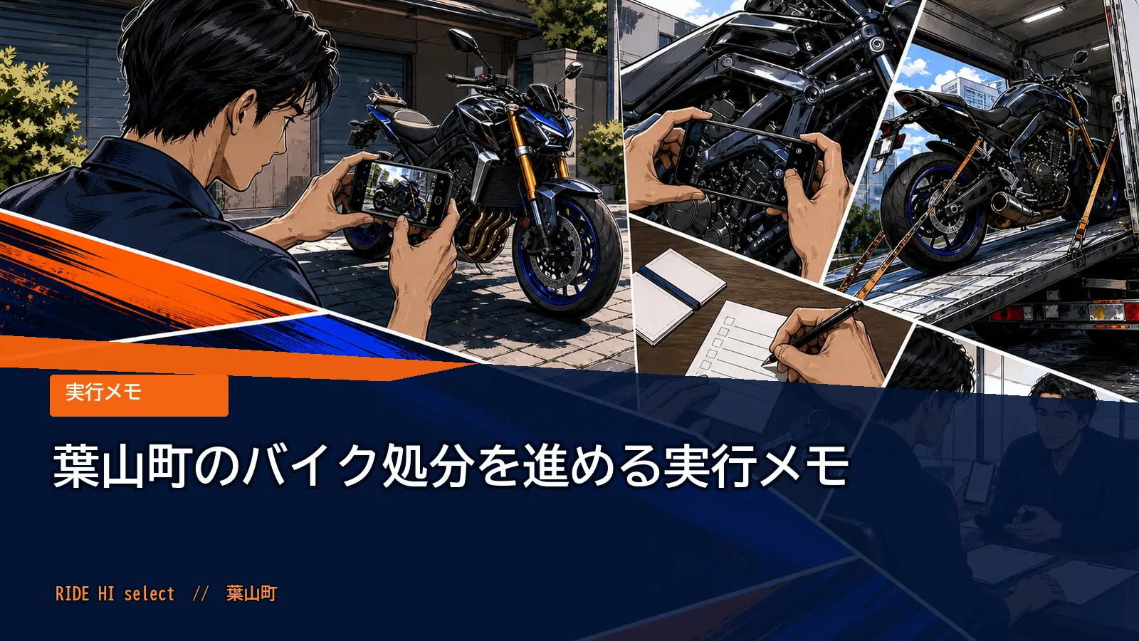 葉山町のバイク処分を進める実行メモ